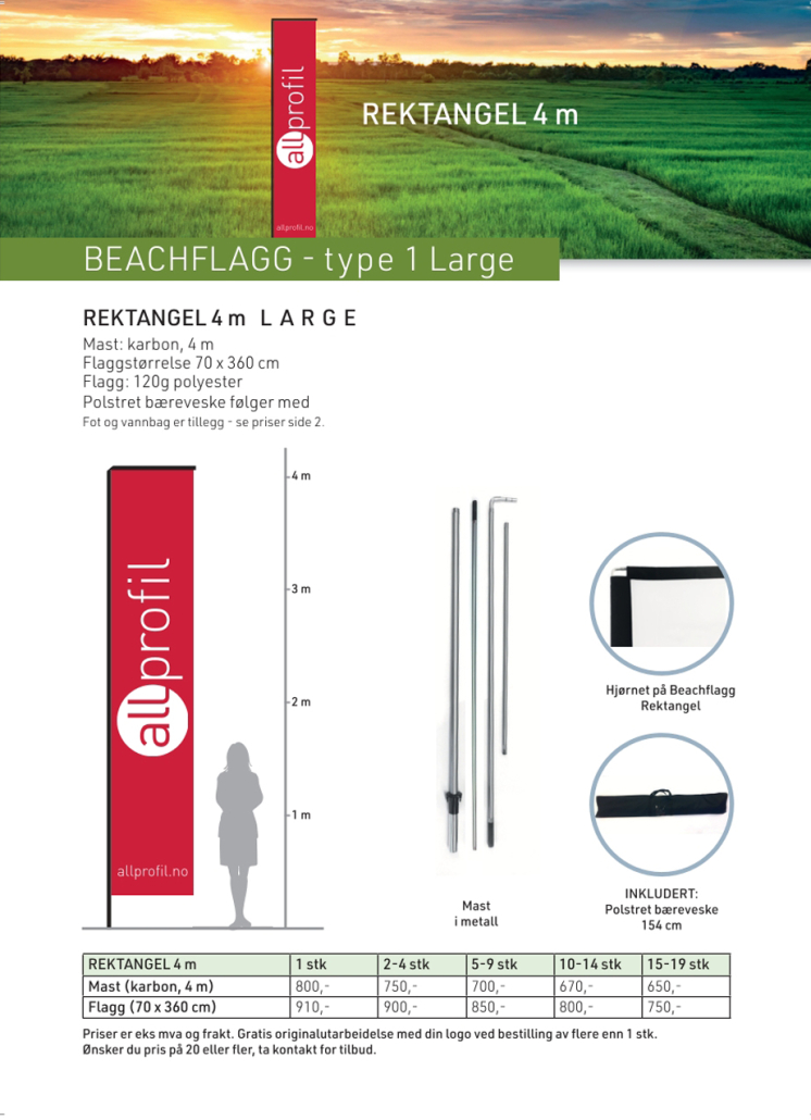 Beachflagg ny -Type-1-Large